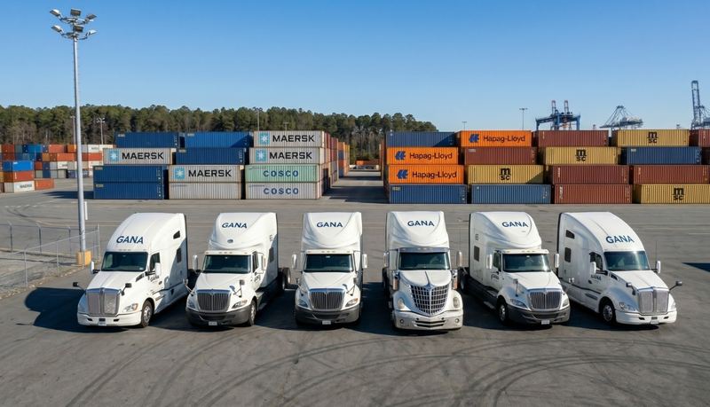 GANA — Flota completa en puerto